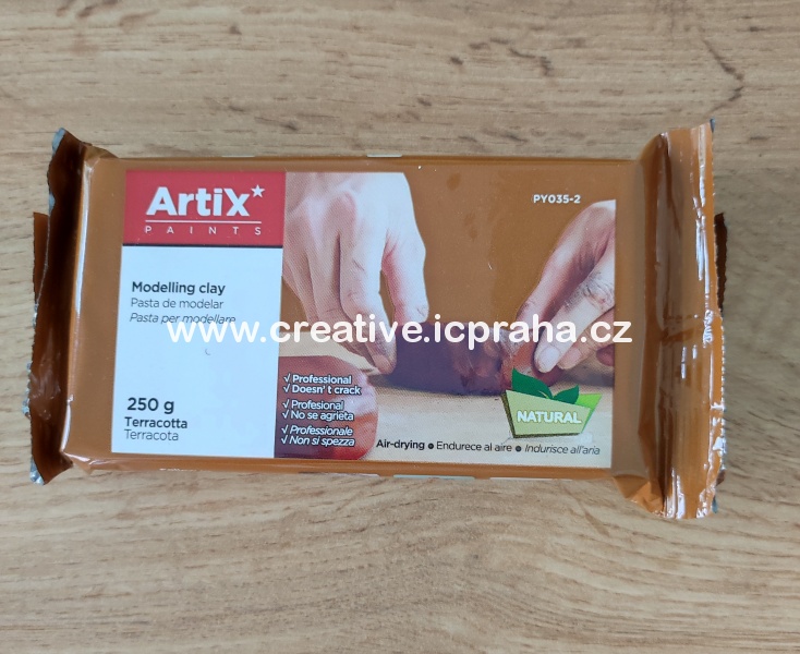 ARTIX samotvrdnoucí hmota terakota 250g 